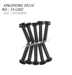 XINLEHONG TOYS X9116 Parts Countersunk Head Screws 2X10KBHO 15-LS02