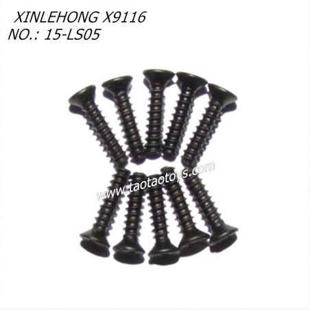 XINLEHONG TOYS X9116 Parts Countersunk Head Screw 2.3X10KBHO 15-LS05