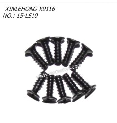 XINLEHONG TOYS X9116 Parts Countersunk Head Screw 2.6X8KBHO 15-LS10