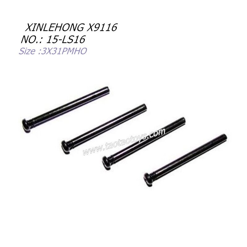 XINLEHONG TOYS X9116 Parts Round Headed Screw 3X31PMHO 15-LS16