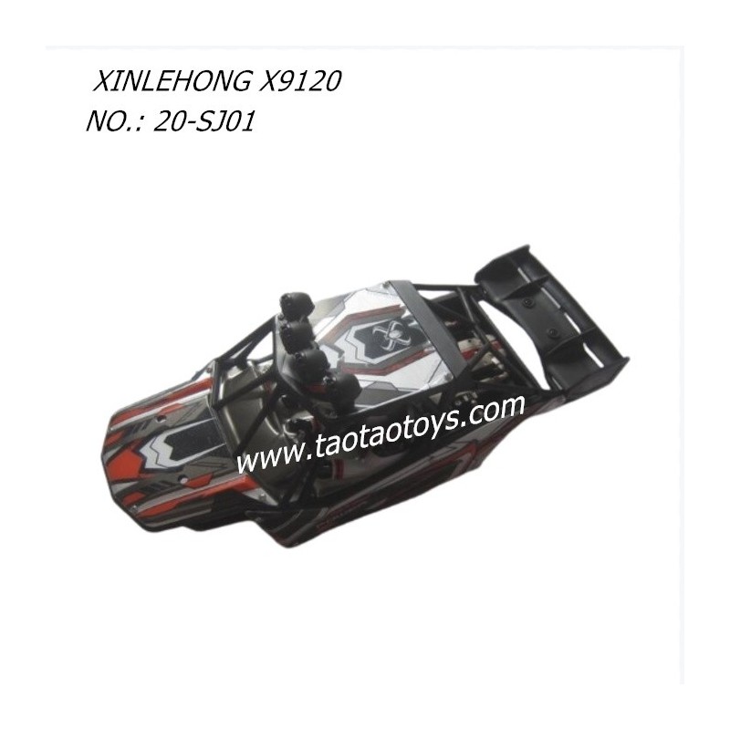 XINLEHONG TOYS X9120 Parts Car Shell 20-SJ01 red