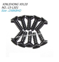 XINLEHONG TOYS X9120 Parts Countersunk Head Screws 2X8KBHO 15-LS01