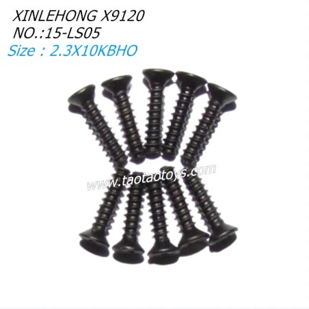 XINLEHONG TOYS X9120 Parts Countersunk Head Screw 2.3X10KBHO 15-LS05