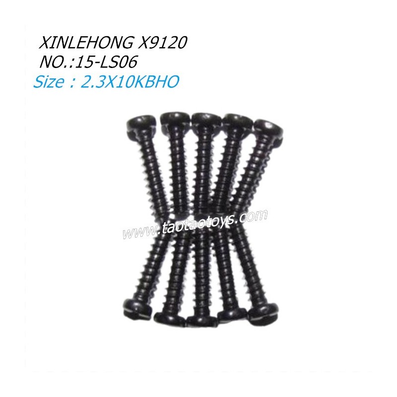XINLEHONG TOYS X9120 Parts Round Headed Screw 2.3X10PBHO 15-LS06