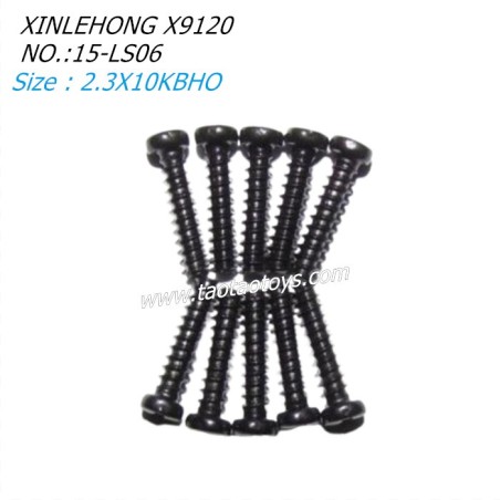 XINLEHONG TOYS X9120 Parts Round Headed Screw 2.3X10PBHO 15-LS06