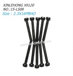 XINLEHONG TOYS X9120 Parts Round Headed Screw 2.3X16PBHO 15-LS08