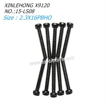 XINLEHONG TOYS X9120 Parts Round Headed Screw 2.3X16PBHO 15-LS08