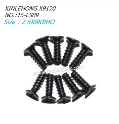 XINLEHONG TOYS X9120 Parts Countersunk Head Screw 2.6X8KBHO 15-LS10