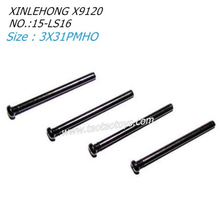 XINLEHONG TOYS X9120 Parts Round Headed Screw 3X31PMHO 15-LS16