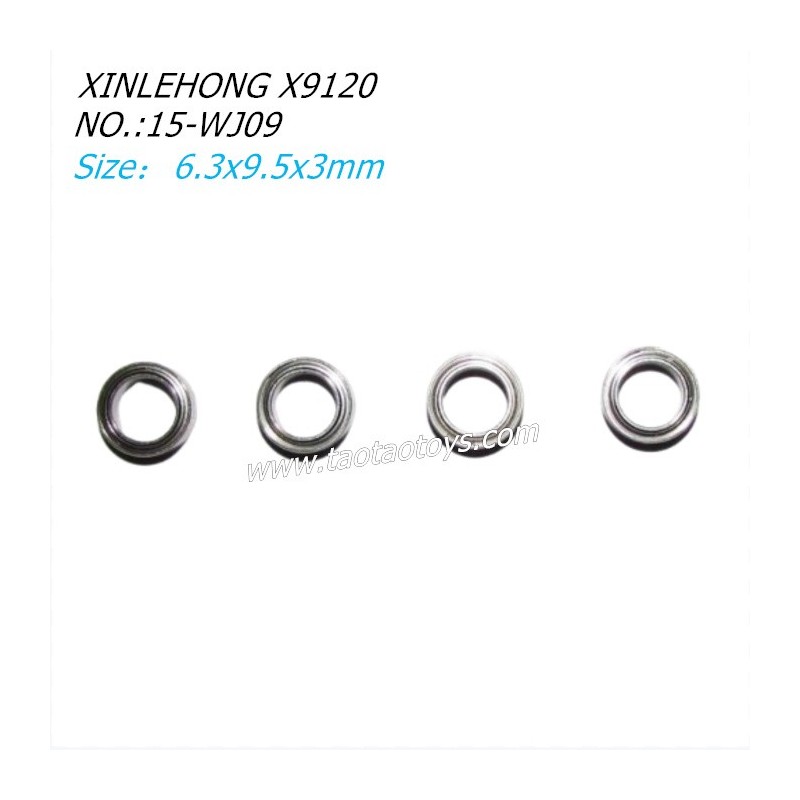 XINLEHONG TOYS X9120 Parts Bearing 6.3x9.5x3mm 15-WJ09