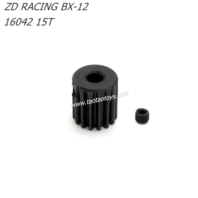 ZD Racing BX12 RC Buggy Parts Motot Gear 48dp 15T 16042-1 ZD Racing BX12 RC Buggy Parts Motot Gear 48dp 15T 16042-1