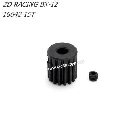 ZD Racing BX12 RC Buggy Parts Motot Gear 48dp 15T 16042-1