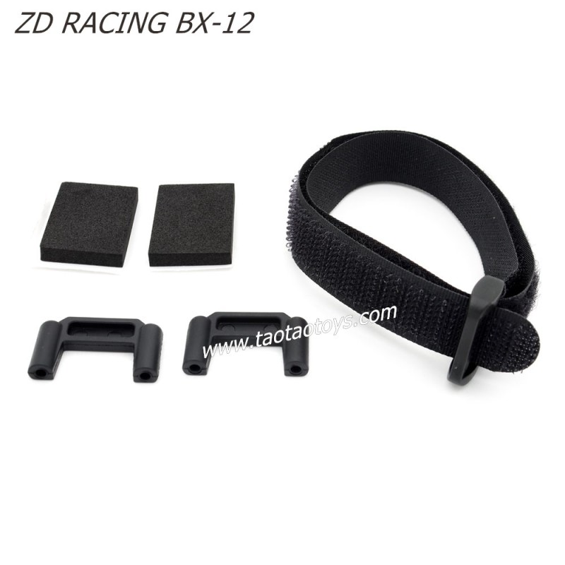 ZD Racing BX12 RC Buggy Parts Battery Fixing Seat and Bandage 16045 ZD Racing BX12 RC Buggy Parts Battery Fixing Seat and Bandage 16045