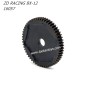 ZD Racing BX12 RC Buggy Parts Steel Reduction large Spur Gear 16058 ZD Racing BX12 RC Buggy Parts Steel Reduction large Spur Gear 16058