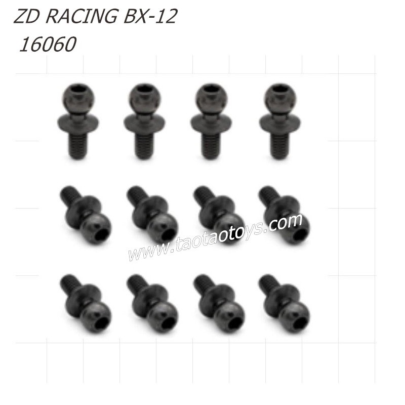 ZD Racing BX12 RC Buggy Parts 4.0mm Ball Screws 16060