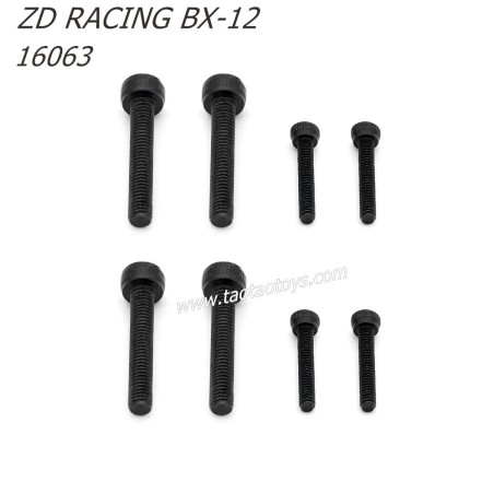 ZD Racing BX12 RC Buggy Parts M3x18 M2x12 Screws 16063