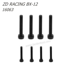 ZD Racing BX12 RC Buggy Parts M3x18 M2x12 Screws 16063