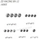 ZD Racing BX12 1/12 RC Buggy Parts Bearing Set 16065