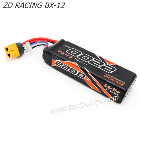 ZD Racing BX12 1/12 RC Buggy Parts 11.1V 2200mAm Lipo Battery 16074