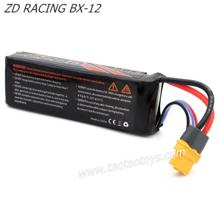ZD Racing BX12 1/12 RC Buggy Parts 11.1V 2200mAm Lipo Battery 16074