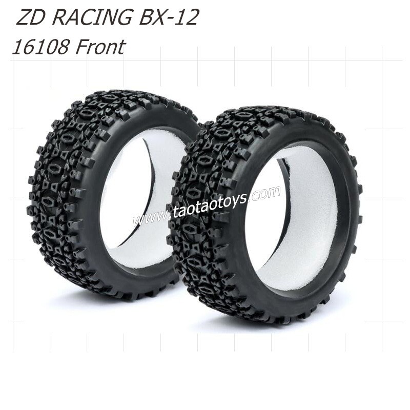 ZD Racing BX12 1/12 RC Buggy Parts Tires and Sponge set 16108 ZD Racing BX12 1/12 RC Buggy Parts Tires and Sponge set 16108