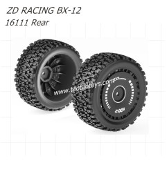 ZD Racing BX12 1/12 RC Buggy Parts Rear Tire Assemble 16112