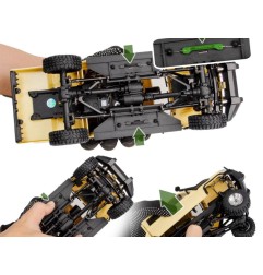 UDIRC UCX1801 Pro RC Truck inside