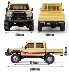 UDIRC UCX1801 Pro RC Truck size