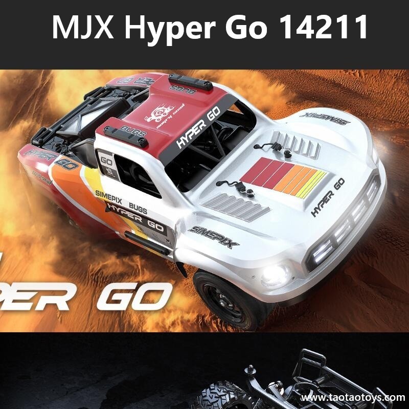 MJX Hyper Go 14211 1/14 Brushless Short RC Truck High Speed RC Car for Adults MJX Hyper Go 14211 1/14 Brushless Short RC Truck High Speed RC Car for Adults