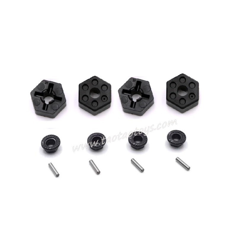 WLTOYS 124028 1/12 RC Car Parts Hex Nut With Pins 1266 WLTOYS 124028 1/12 RC Car Parts Hex Nut With Pins 1266