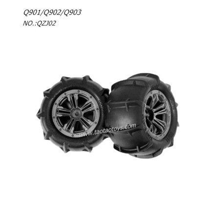 XINLEHONG TOYS Q901 Q902 Q903 Parts Sand Removal Tire QZJ02