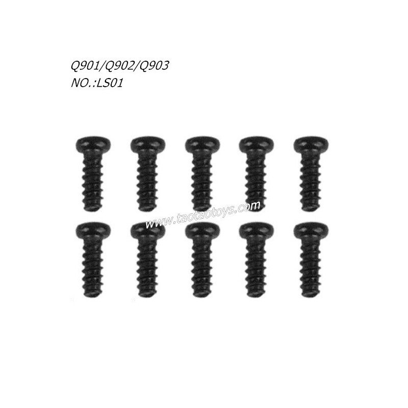 XINLEHONG TOYS Q901 Q902 Q903 Parts Round Head Screws 2X7PBHO LS01 XINLEHONG TOYS Q901 Q902 Q903 Parts Round Head Screws 2X7PBHO LS01