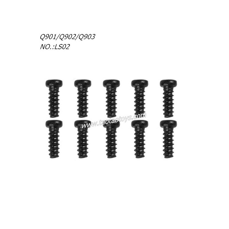 XINLEHONG TOYS Q901 Q902 Q903 Parts Round Head Screws 2.3X12PBHO LS02 XINLEHONG TOYS Q901 Q902 Q903 Parts Round Head Screws 2.3X12PBHO LS02