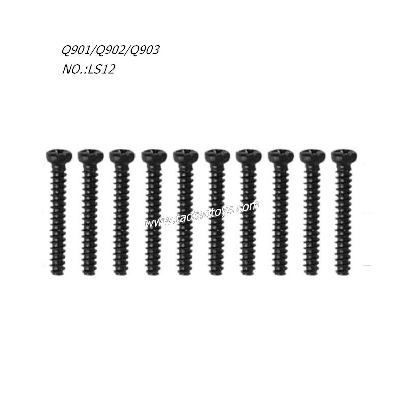 XINLEHONG TOYS Q901 Q902 Q903 Parts Round Head Screws 2.6X20PBHO LS12 XINLEHONG TOYS Q901 Q902 Q903 Parts Round Head Screws 2.6X20PBHO LS12