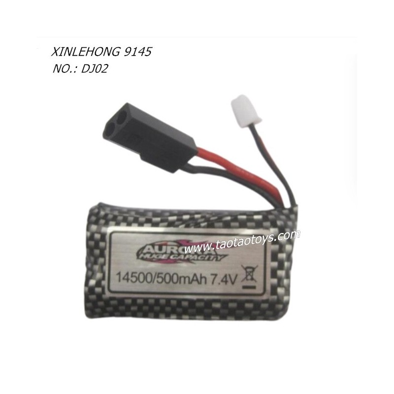 XINLEHONG TOYS 9145 Parts Battery 7.4V 500mAh DJ02 XINLEHONG TOYS 9145 Parts Battery 7.4V 500mAh DJ02