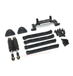 MN Model MN168 Upgrade Parts Metal Shock Car Rod Servo Seat Shock Absorber Bracket Kit