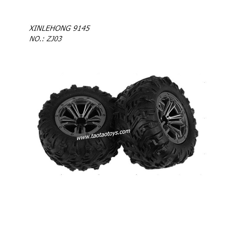 XINLEHONG TOYS 9145 Parts Tire Wheel ZJ03 XINLEHONG TOYS 9145 Parts Tire Wheel ZJ03