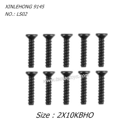 XINLEHONG TOYS 9145 Parts 2X10KBHO Countersunk Head Screws LS02