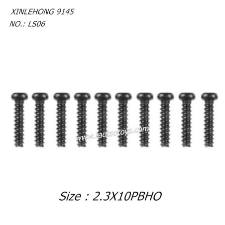 XINLEHONG TOYS 9145 Parts 2.3X10PBHO Round Headed Screw LS06