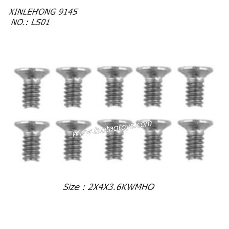 XINLEHONG TOYS 9145 Parts 2X4X3.6KWMHO Round Headed Screw LS01