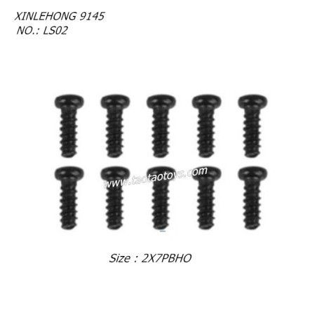 XINLEHONG TOYS 9145 Parts 2X7PBHO Round Headed Screw LS02