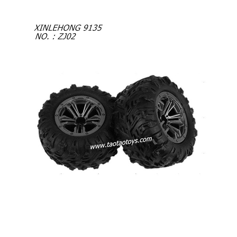 XINLEHONG 9135 RC CAR Original Parts Tire Assembly ZJ02