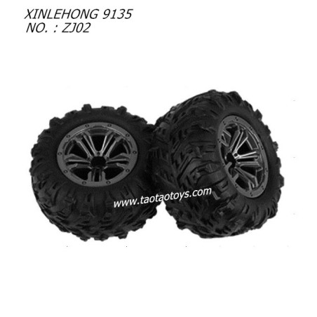 XINLEHONG 9135 RC CAR Original Parts Tire Assembly ZJ02