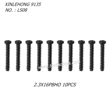XINLEHONG TOYS 9135 Original Round Screw-2.3X16PBHO 10PCS LS08