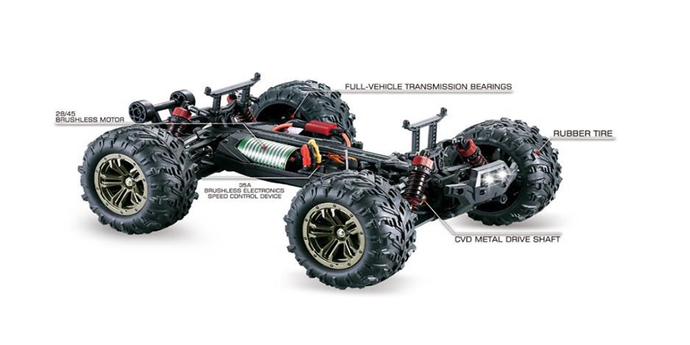 XINLEHONG T0YS Q901 RC CAR size